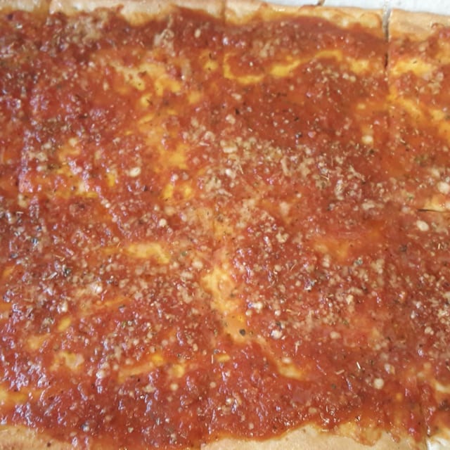 Grandma Thin Crust Pizza.