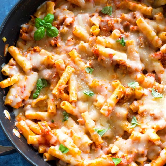 Chicken Parmigiana Pasta.