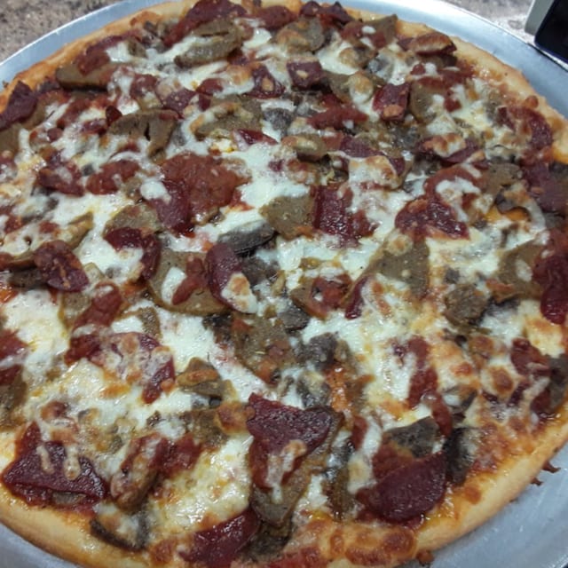 Meat Lover's Pan Pizza.