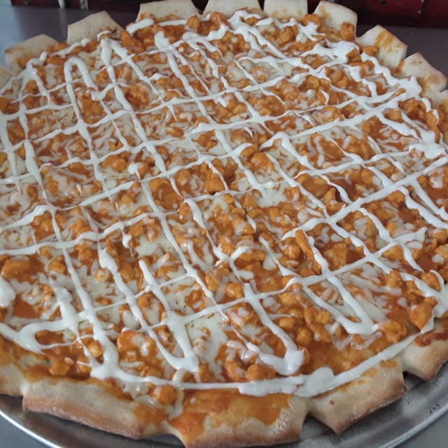 Buffalo Chicken Pizza.